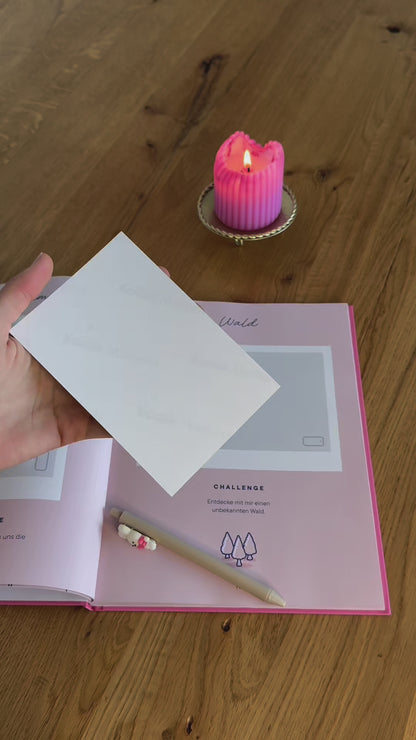 Challengebuch - Hunde Edition in Rosa